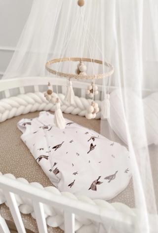 Śpiworek niemowlęcy NIKO / 0-6 / 1.8 TOG / dzikie gęsi