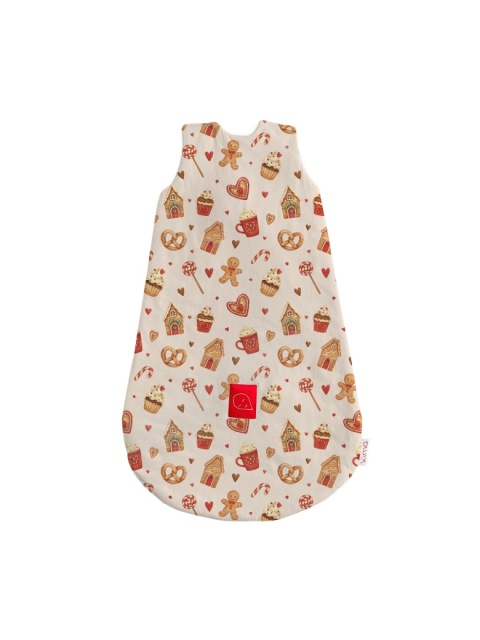 Śpiworek niemowlęcy NIKO / 0-6 / 1.8 TOG / pierniczki