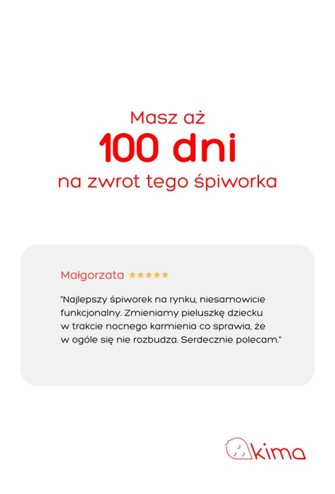 Śpiworek niemowlęcy NIKO / 0-6 / 1 TOG / pomarańcze