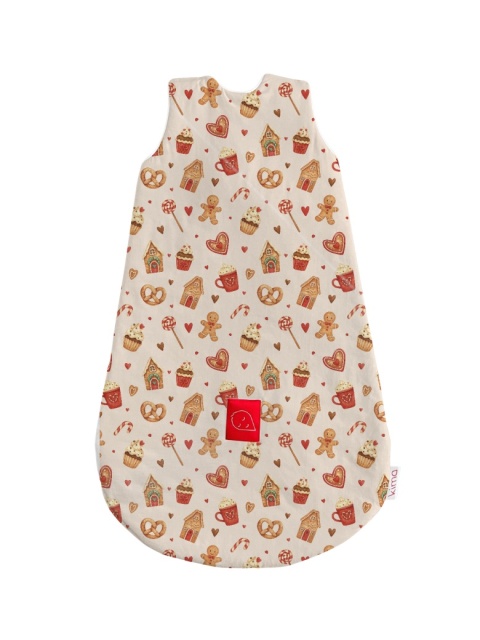 Śpiworek niemowlęcy NIKO / 6-12 / 1.8 TOG / pierniczki