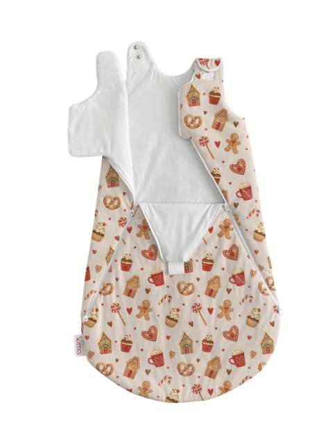 Śpiworek niemowlęcy NIKO / 6-12 / 2.5 TOG / pierniczki