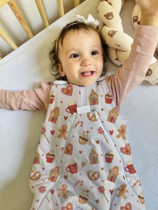 Śpiworek z nogawkami MILO / 12-24 / 1.8 TOG / pierniczki