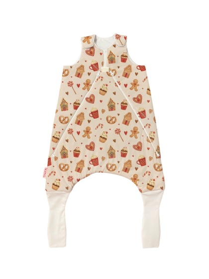 Śpiworek z nogawkami MILO / 12-24 / 2.5 TOG / pierniczki