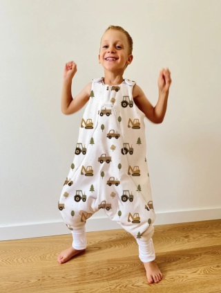 Śpiworek z nogawkami MILO / 12-24 / 2.5 TOG / koparki