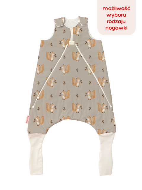 Śpiworek z nogawkami MILO / 24-36 / 1.5 TOG* / wiewiórki Śpiworek z nogawkami MILO / 24-36 / 1.5 TOG* / wiewiórki