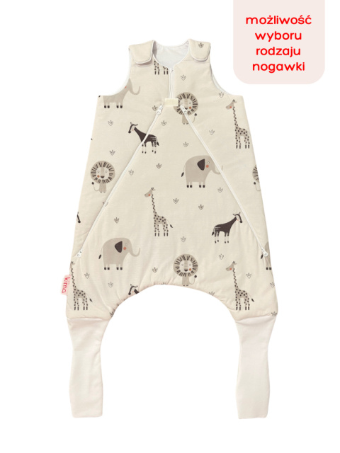 Śpiworek z nogawkami MILO / 24-36 / 2.5 TOG* / safari Śpiworek z nogawkami MILO / 24-36 / 2.5 TOG* / safari