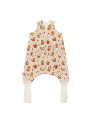 Śpiworek z nogawkami MILO / 6-12 / 2.5 TOG / pierniczki