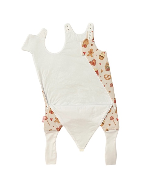 Śpiworek z nogawkami MILO / 6-12 / 2.5 TOG / pierniczki