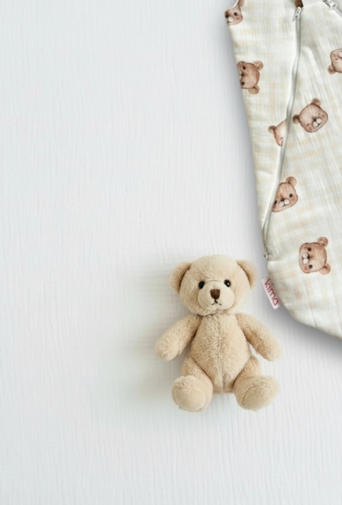 Prześcieradło muślinowe białe / 120x60