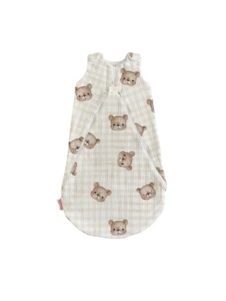 Śpiworek niemowlęcy NIKO / 0-6 / 1.8 TOG /słodki miś