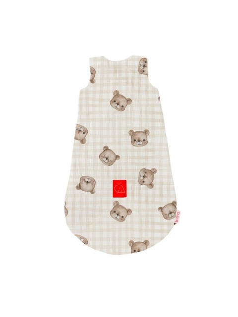 Śpiworek niemowlęcy NIKO / 0-6 / 1.8 TOG /słodki miś