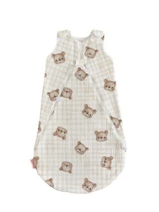 Śpiworek niemowlęcy NIKO / 6-12 / 1.8 TOG / słodki miś