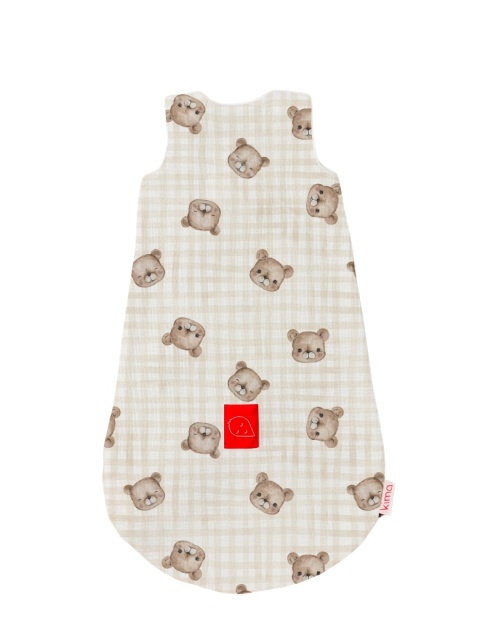 Śpiworek niemowlęcy NIKO / 6-12 / 1 TOG / słodki miś