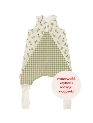 Śpiworek z nogawkami MILO / 12-24 / 1.8 TOG / gruszki i krata