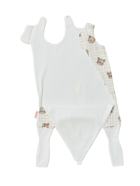 Śpiworek z nogawkami MILO / 24-36 / 1.8 TOG / słodki miś